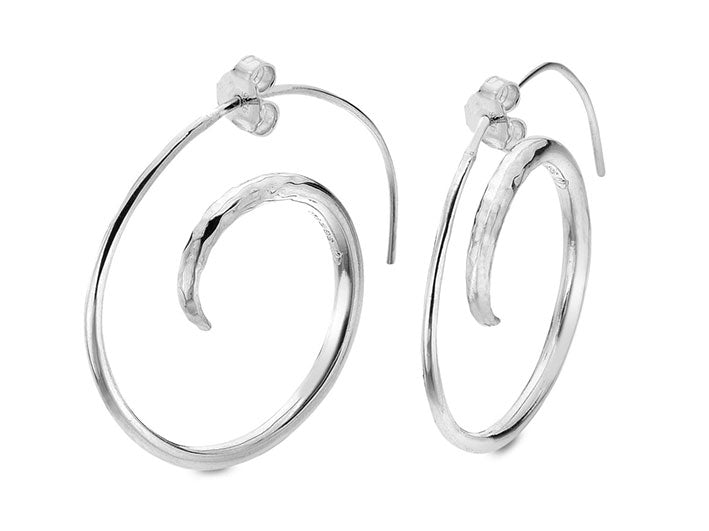 Silver on sale earring hoops