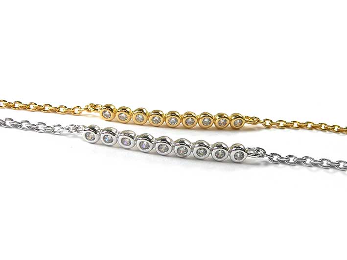 Silver Bracelet - Dainty Sparkle