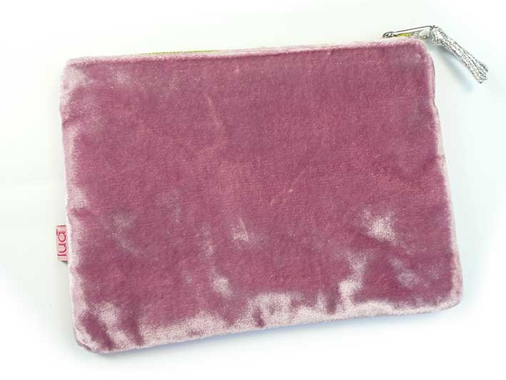 Velvet Purse - Rose Medium