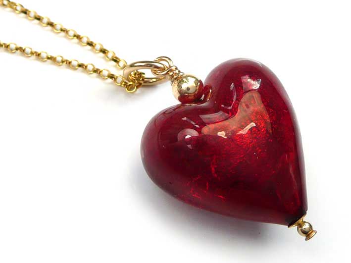 Murano Glass Hearts