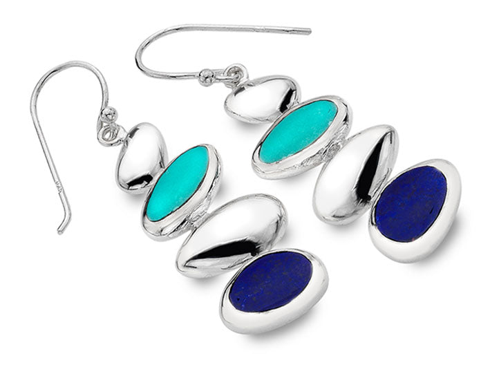 Silver Earrings - Pebbles